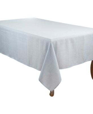 Saro Lifestyle Classic Stitched Plaid Tablecloth, 65" x 140"