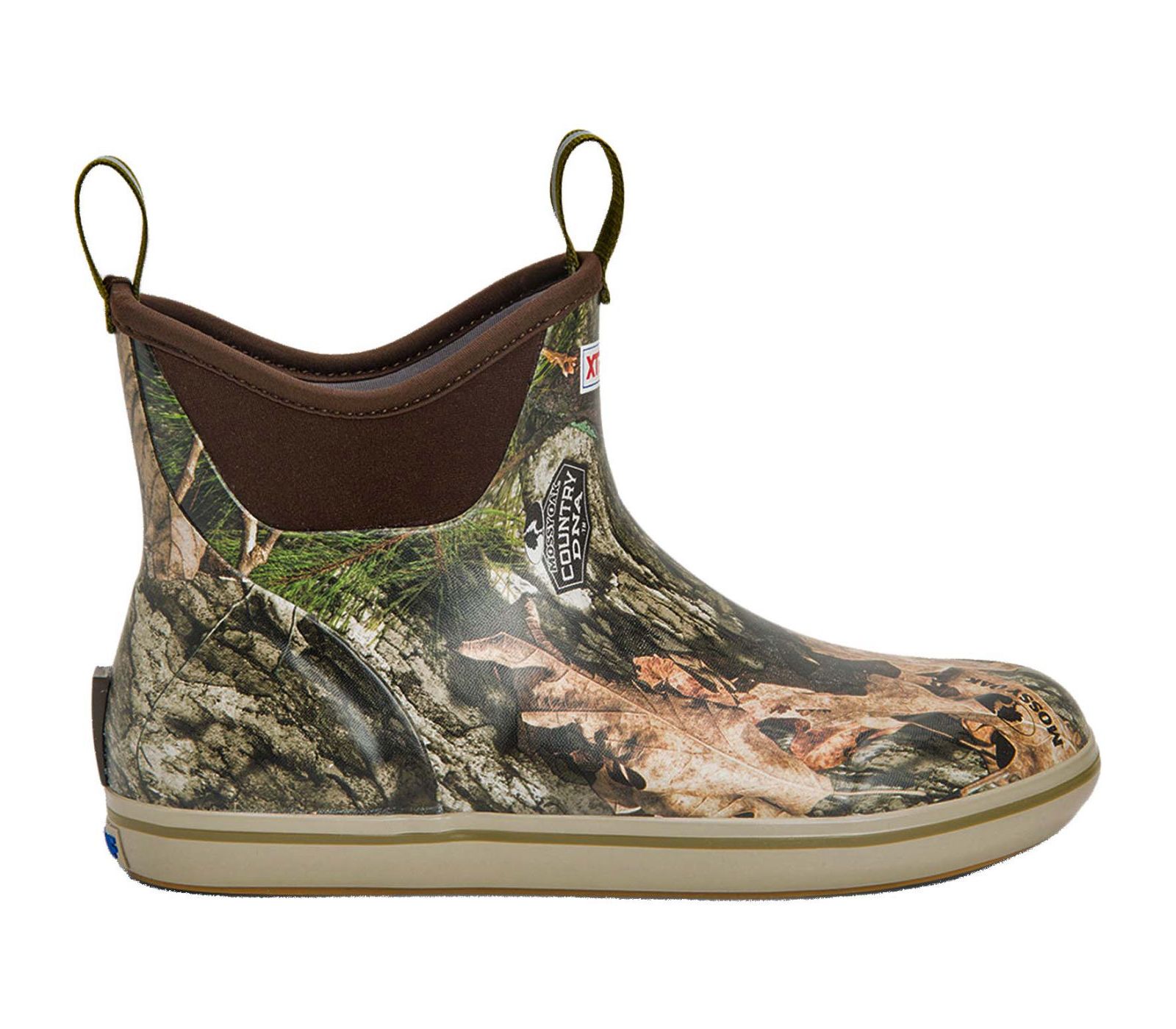 XTRATUF Men's Mossy Oak Country DNA Ankle Deck Boot