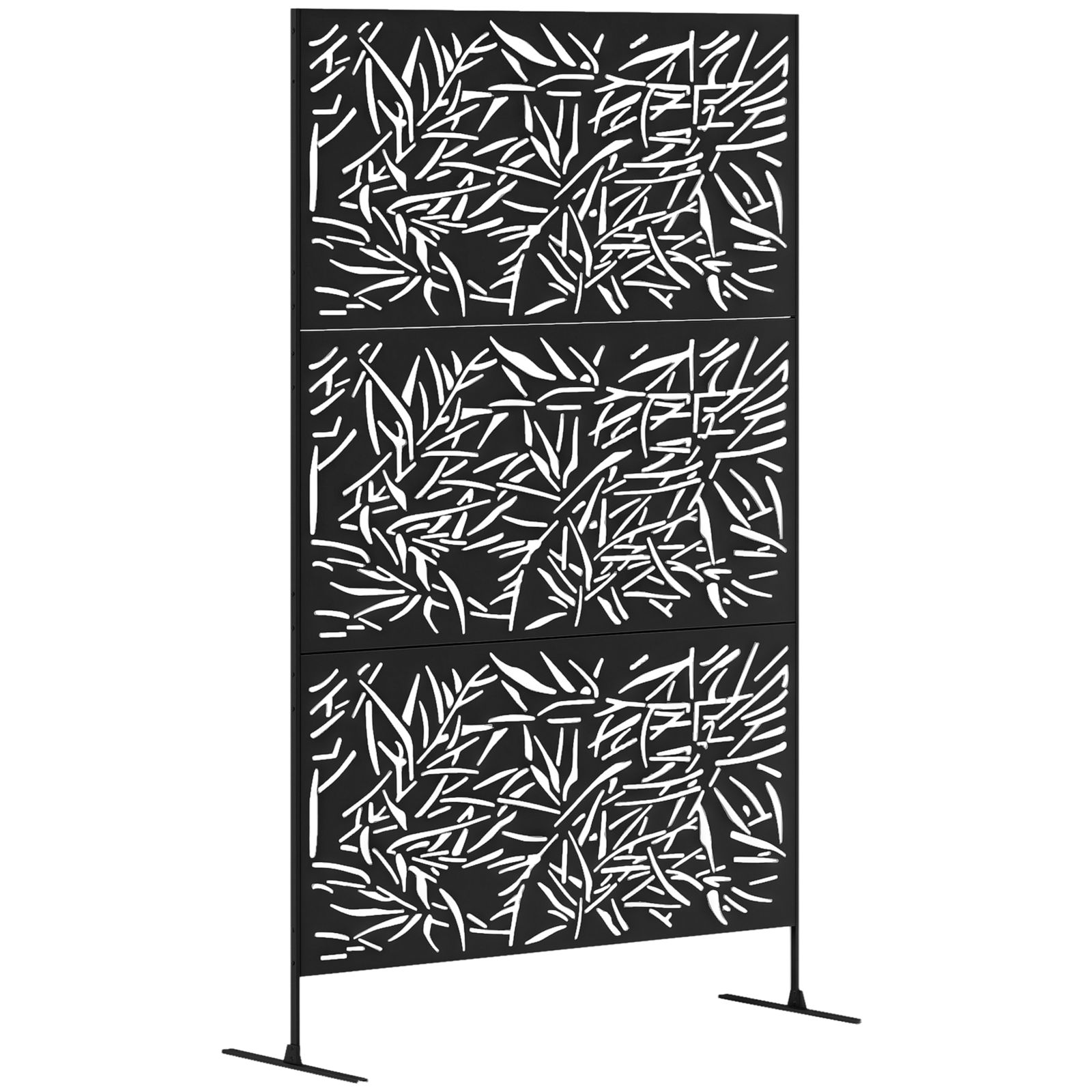 Металлическая садовая перегородка Outsunny Bamboo Trellis