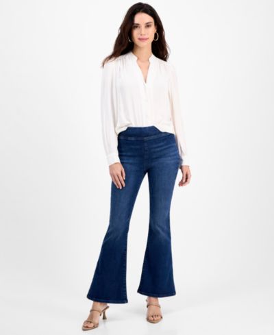 I.N.C. International Concepts джинсы Petite с расклешенными штанинами, Macy's Exclusive