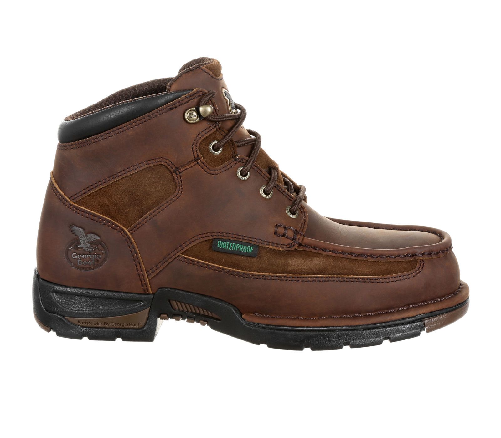 Мужские водонепроницаемые рабочие ботинки Georgia Boot Athens Steel Toe