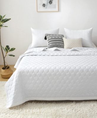 St. James Home Mini Honeycomb Down Alternative Blanket Set, Twin