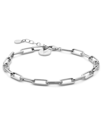 Vincero Women's Chain Link Bracelet - Silver-Plated Steel 7"