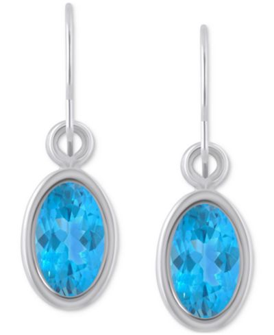 Blue Topaz / White Gold