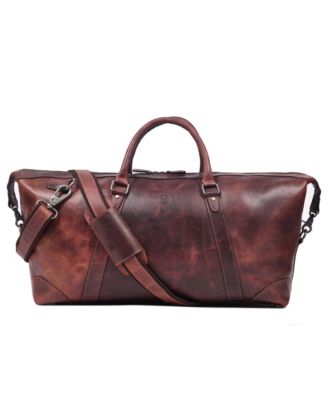 Сумка-чемодан Aaron Leather Goods из натуральной кожи полного зерна для мужчин и женщин
