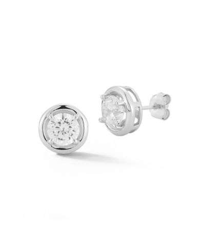 Серьги-пусеты Rachel Zoe Plated Sterling Puffy Round Studs
