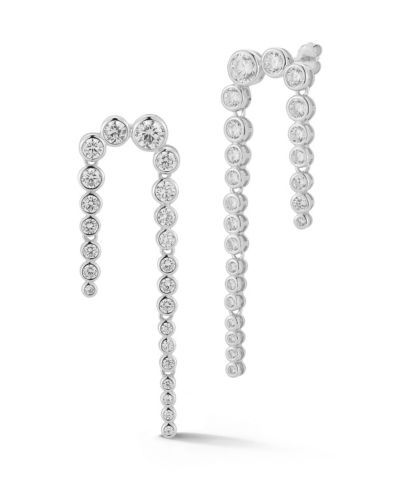 Серьги-подвески Rachel Zoe Plated Sterling Graduating Tennis