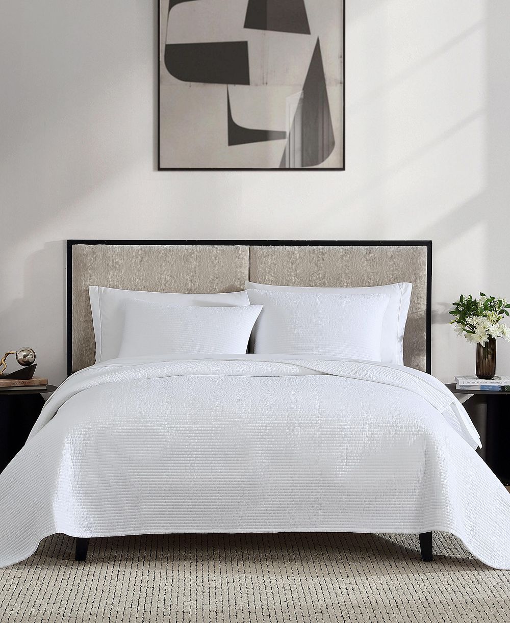 Комплект из 3 стеганых покрывал Vera Wang Cotton Voile, Queen
