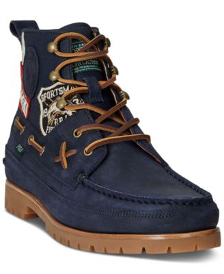 Polo Ralph Lauren Men's Ranger Mid Suede & Twill Boots
