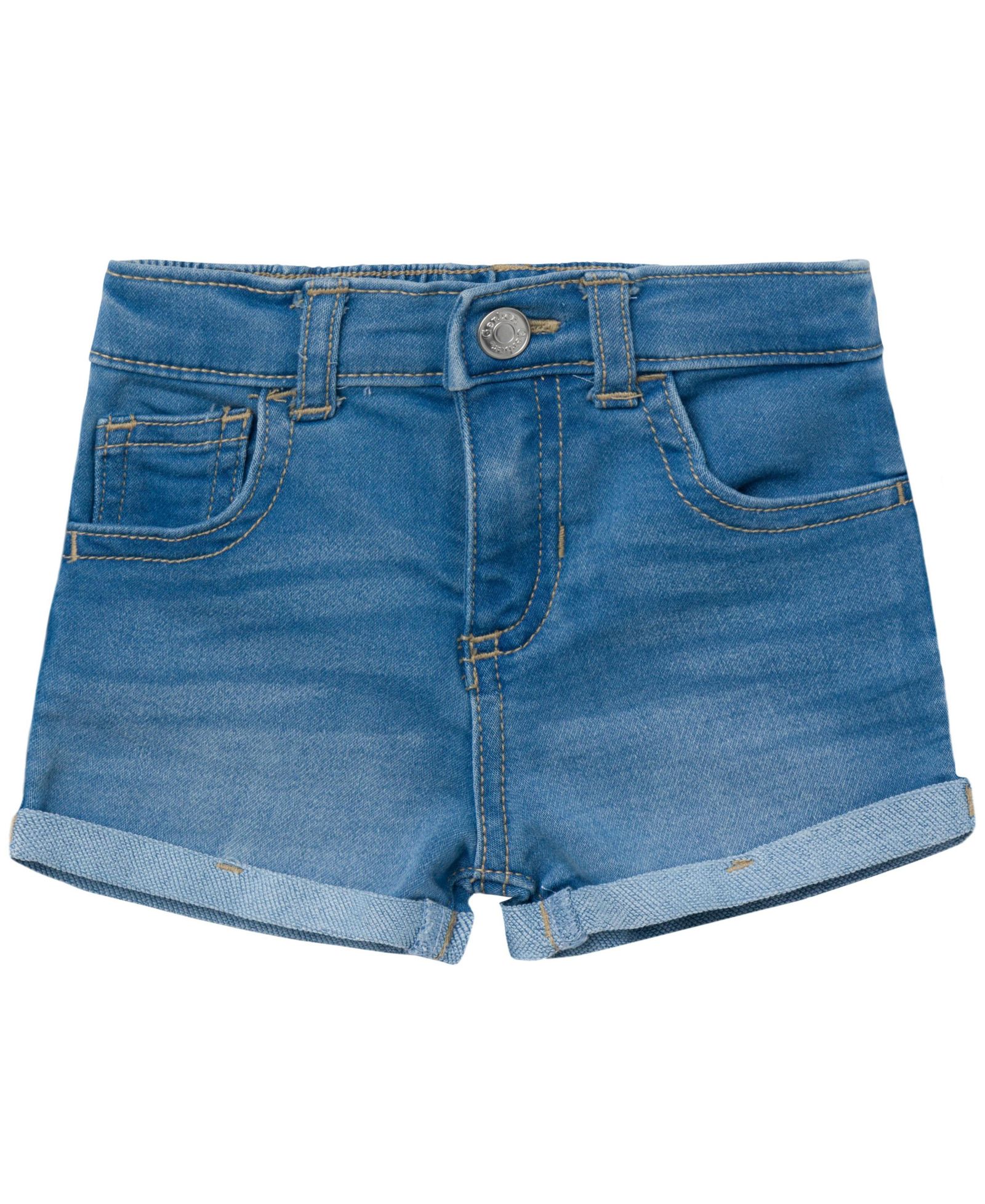 Детские джинсовые шорты Gerber Gender Neutral Cuffed, Dark Denim Wash