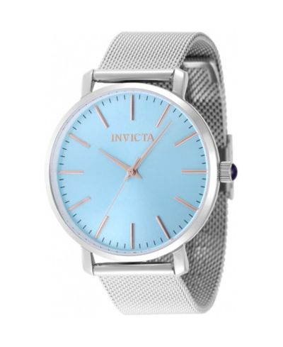 Invicta Women's 48844 Angel  Quartz 3 Hand Tiffany Blue Dial Watch
