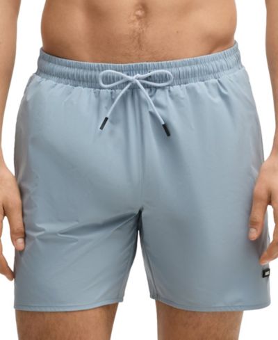 BOSS by Hugo Boss Men's Rubber Logo Badge Swimsuit