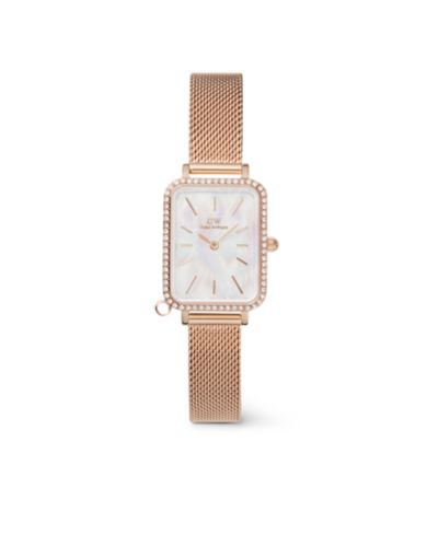 Daniel Wellington Женские аналоговые часы, розовое золото, сталь, 20mm