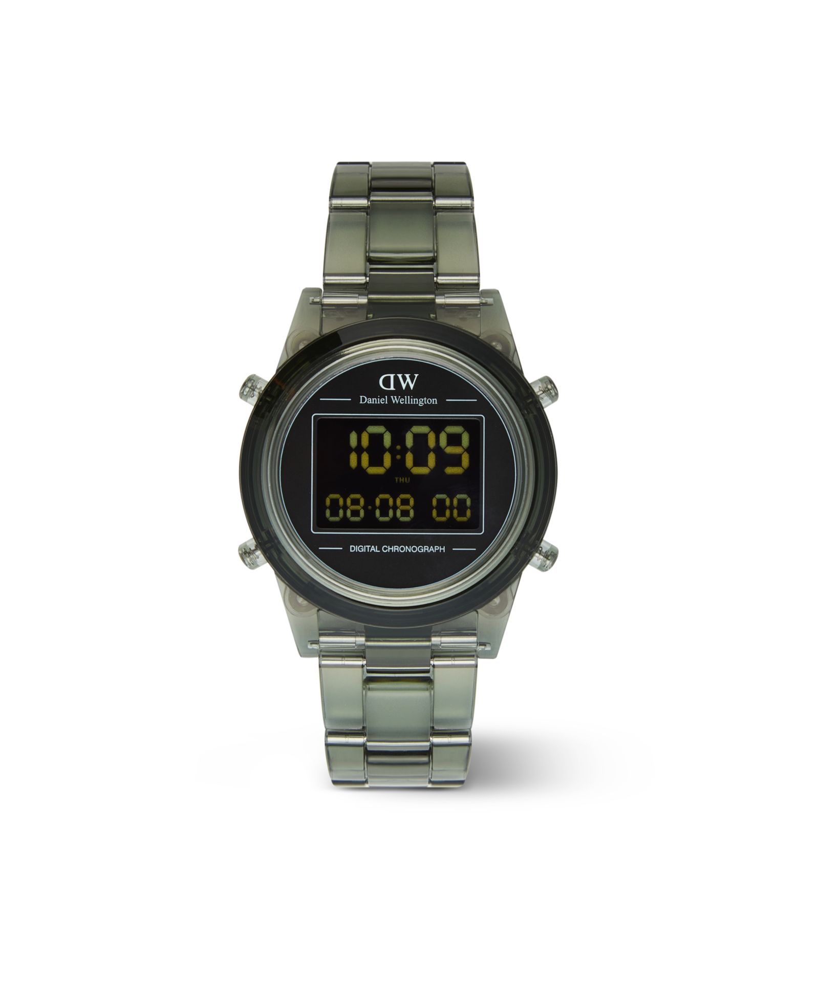 Daniel Wellington Женские часы Chronograph Green Plastic, 36mm