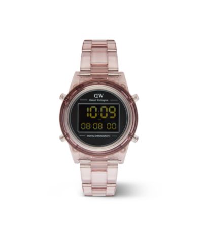 Женские часы Daniel Wellington Chronograph Pink Plastic, 36mm