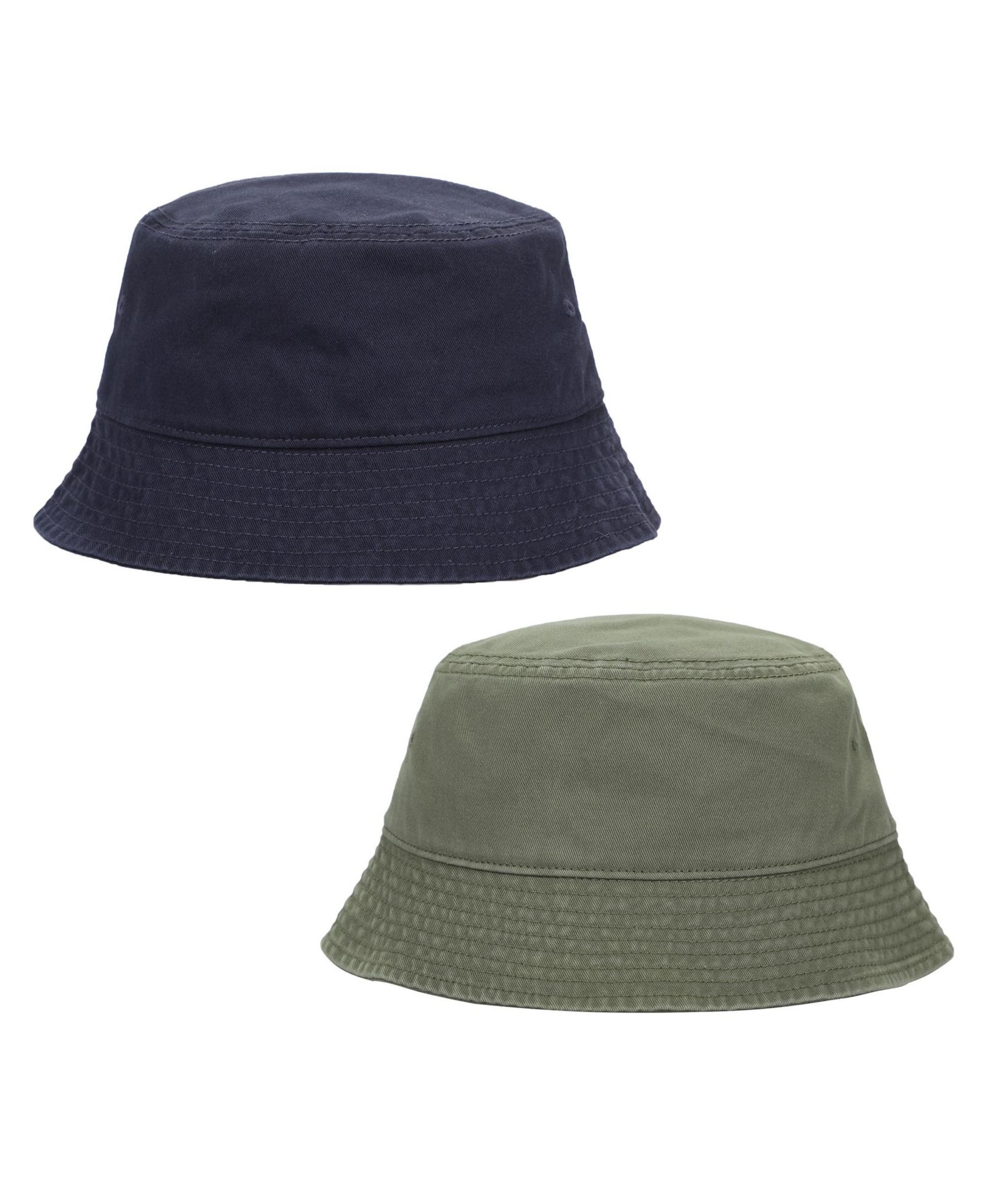 Generic Men's Bucket Hat 2-Pack Navy & Olive