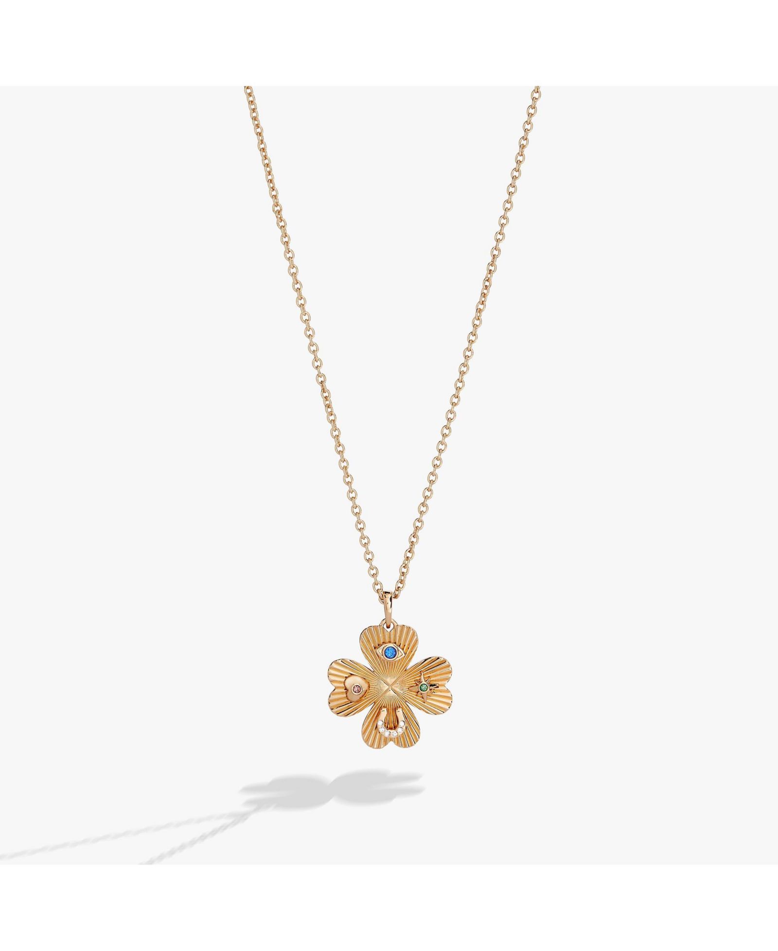 Подвеска Lucky Four Leaf Clover Necklace