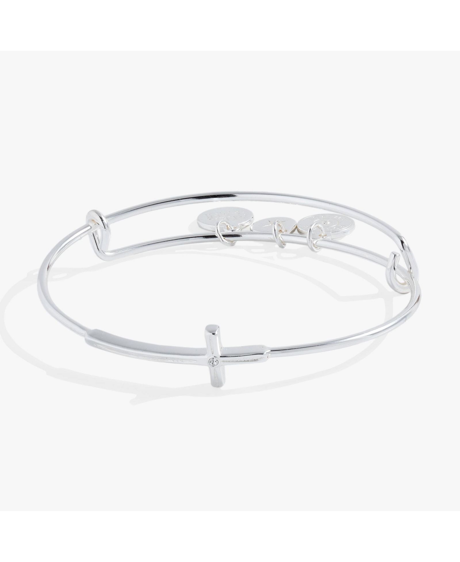 Браслет Alex and Ani Cross Inline Bangle