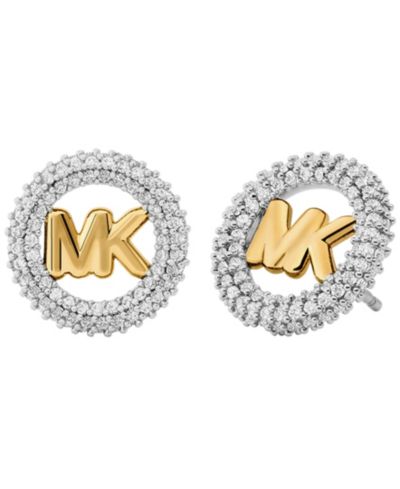 Серьги-гвоздики Michael Kors Small Pavé Logo