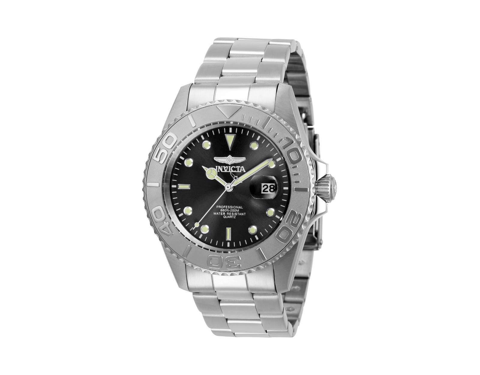 Мутренние часы Invicta 29944 Pro Diver Quartz 3 Hand Black Dial