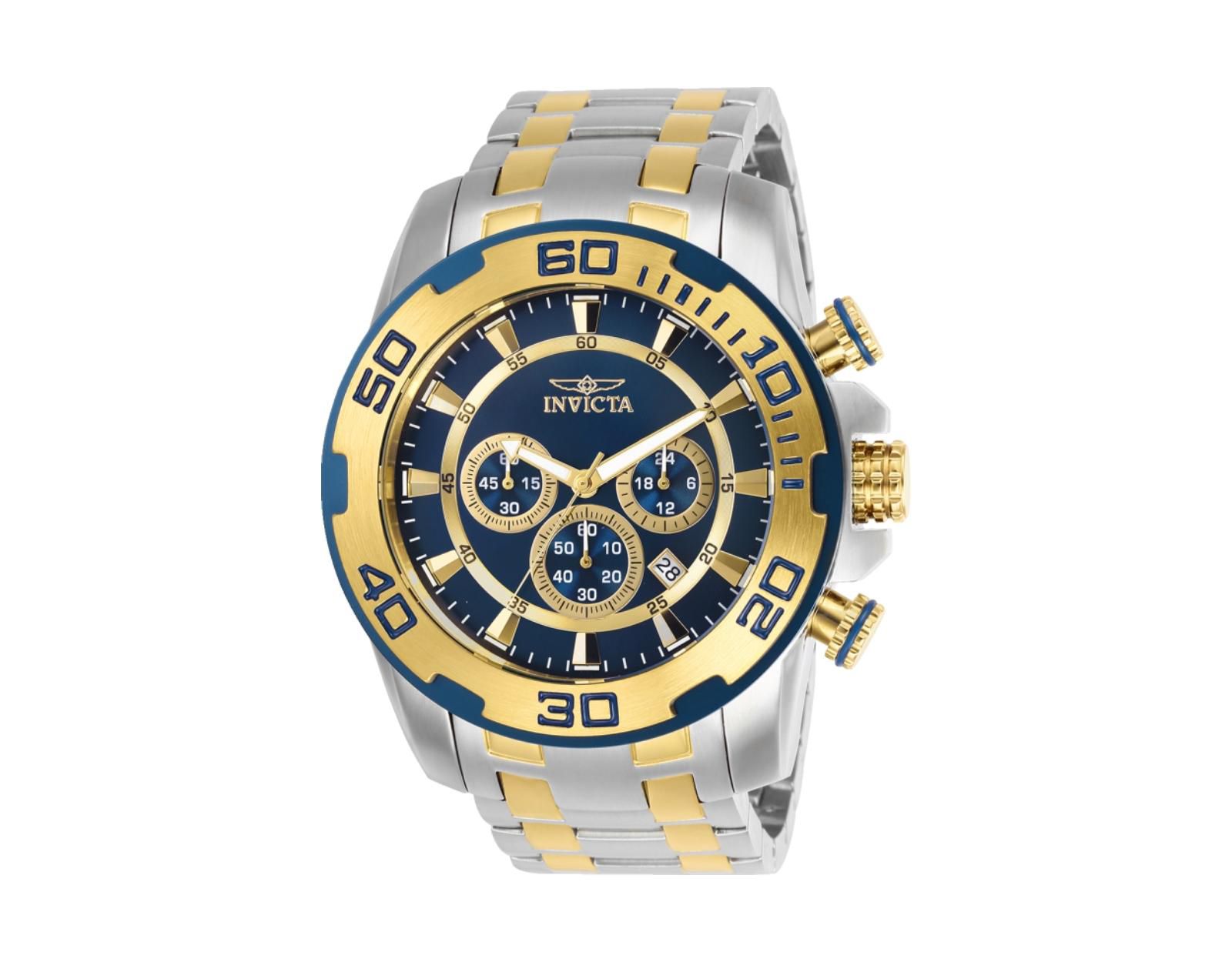 Мужские часы Invicta Pro Diver Quartz Chronograph Blue Dial 26296