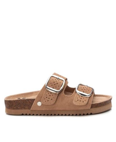 Women's Suede Slip on Sandals By XTI