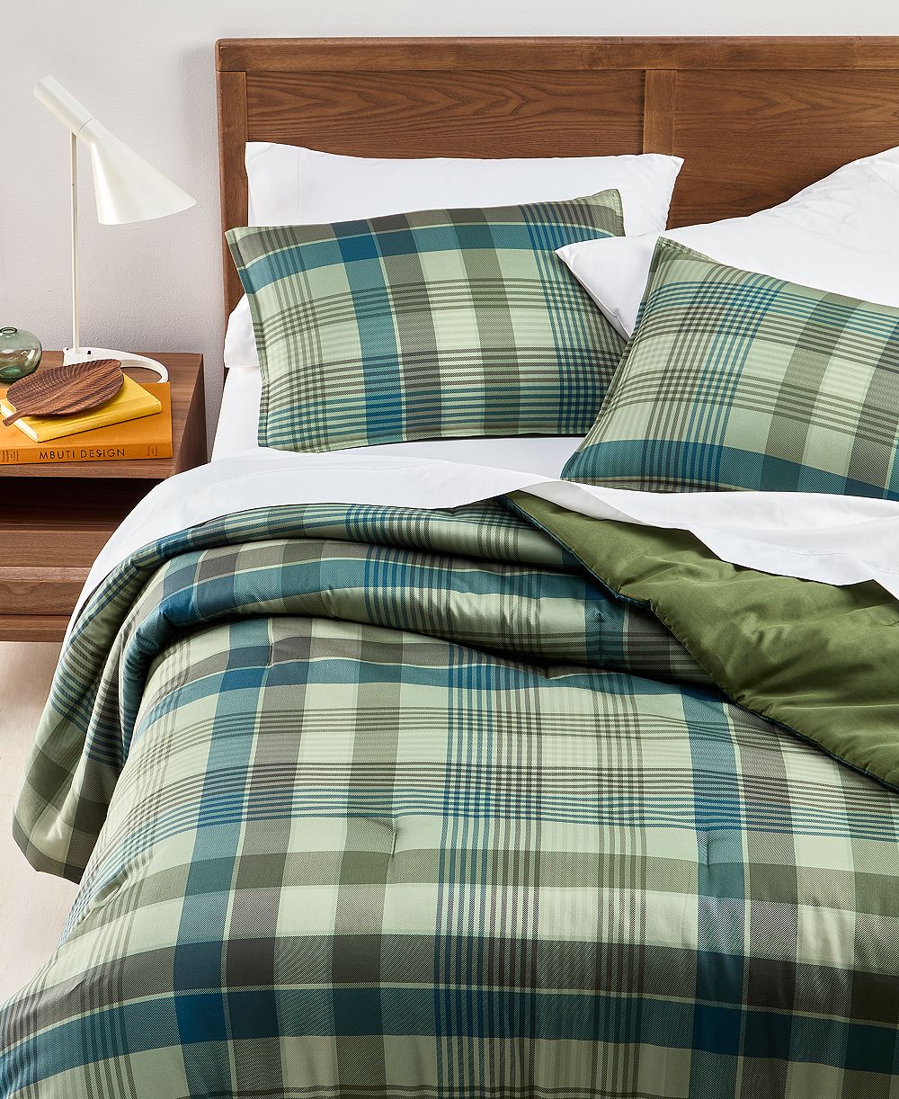 Arch Studio Modern Tartan 3-Pc. Comforter Set, King, Exclusively for Macy's