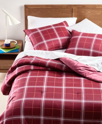 Arch Studio Windowpane Plaid 3-Pc. Comforter Set, Full/Queen, Exclusively for Macy's