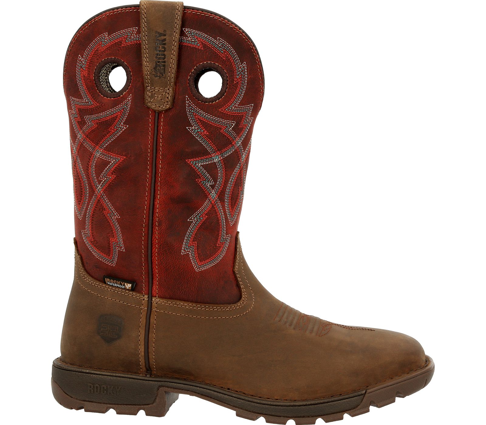 ROCKY Men's Legacy 32 Steel Toe Waterproof Western Boot
