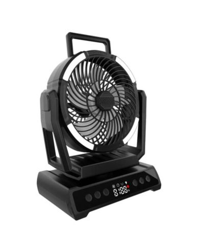 Ayamaya 40,000mAh Rechargeable Camping Fan with LED Lantern & Power Bank, Ultra-Quiet 9-Speed Tent Fan with Remote, 135-Hour Battery Life, Adjustable Airflow & Auto Oscillation for Camping, Home, and Emergency Use