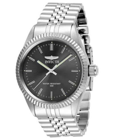 Мужские часы Invicta 29372 Specialty Quartz с угольным циферблатом