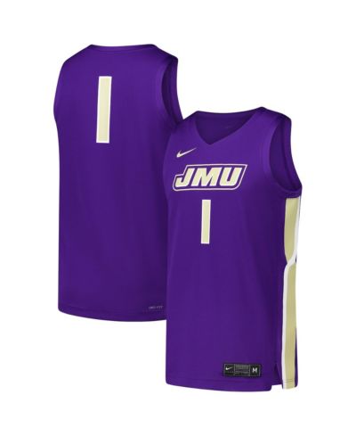 Nike Мужская баскетбольная джерси James Madison Dukes Replica, Purple 1
