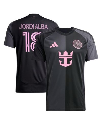 adidas Мужская джерси-реплика Jordi Alba Ramos Black Inter Miami CF 2025 The Fortitude Kit