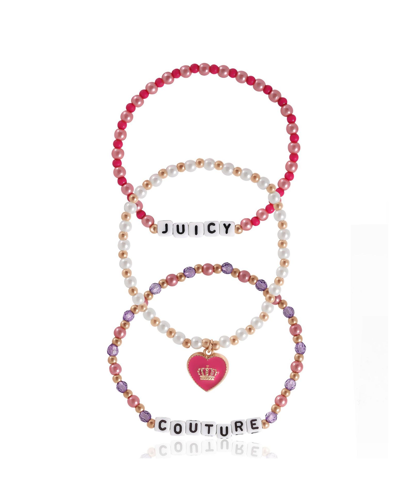 Детский набор бисерных украшений Juicy Couture Choose Juicy Heart, 3 части