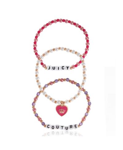 Детский набор бисерных украшений Juicy Couture Choose Juicy Heart, 3 части