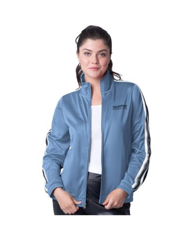 Женская ветровка G-III 4Her by Carl Banks Memphis Grizzlies Rebel Sequin Bling Full-Zip Light Blue/Navy