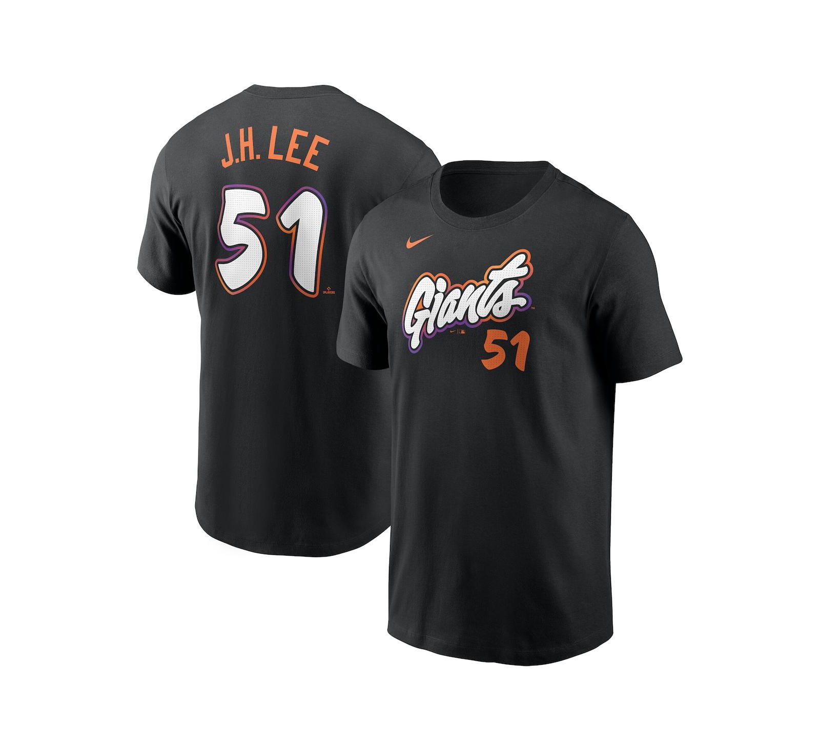 Мужская футболка Nike Jung Hoo Lee Anthracite San Francisco Giants 2025 City Connect Fuse Name & Number