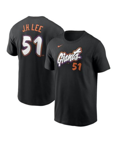 Мужская футболка Nike Jung Hoo Lee Anthracite San Francisco Giants 2025 City Connect Fuse Name & Number