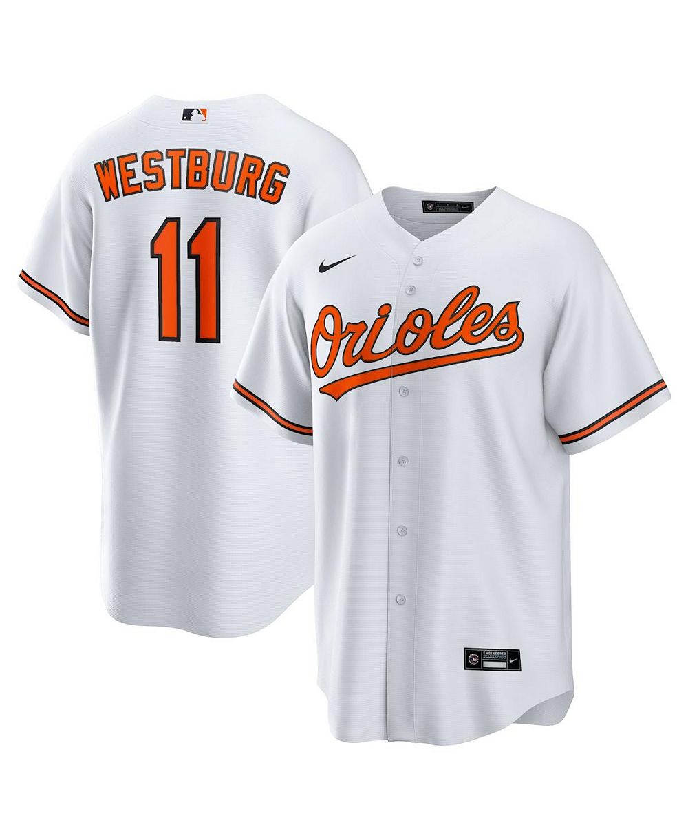 Nike Мужская джерси Jordan Westburg White Baltimore Orioles