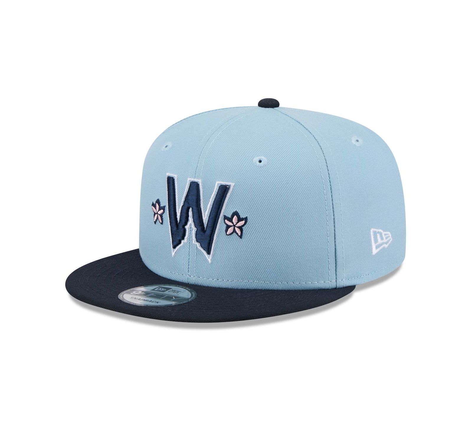 New Era Мужская кепка Washington Nationals 2025 City Connect 9FIFTY Snapback Light Blue/Navy