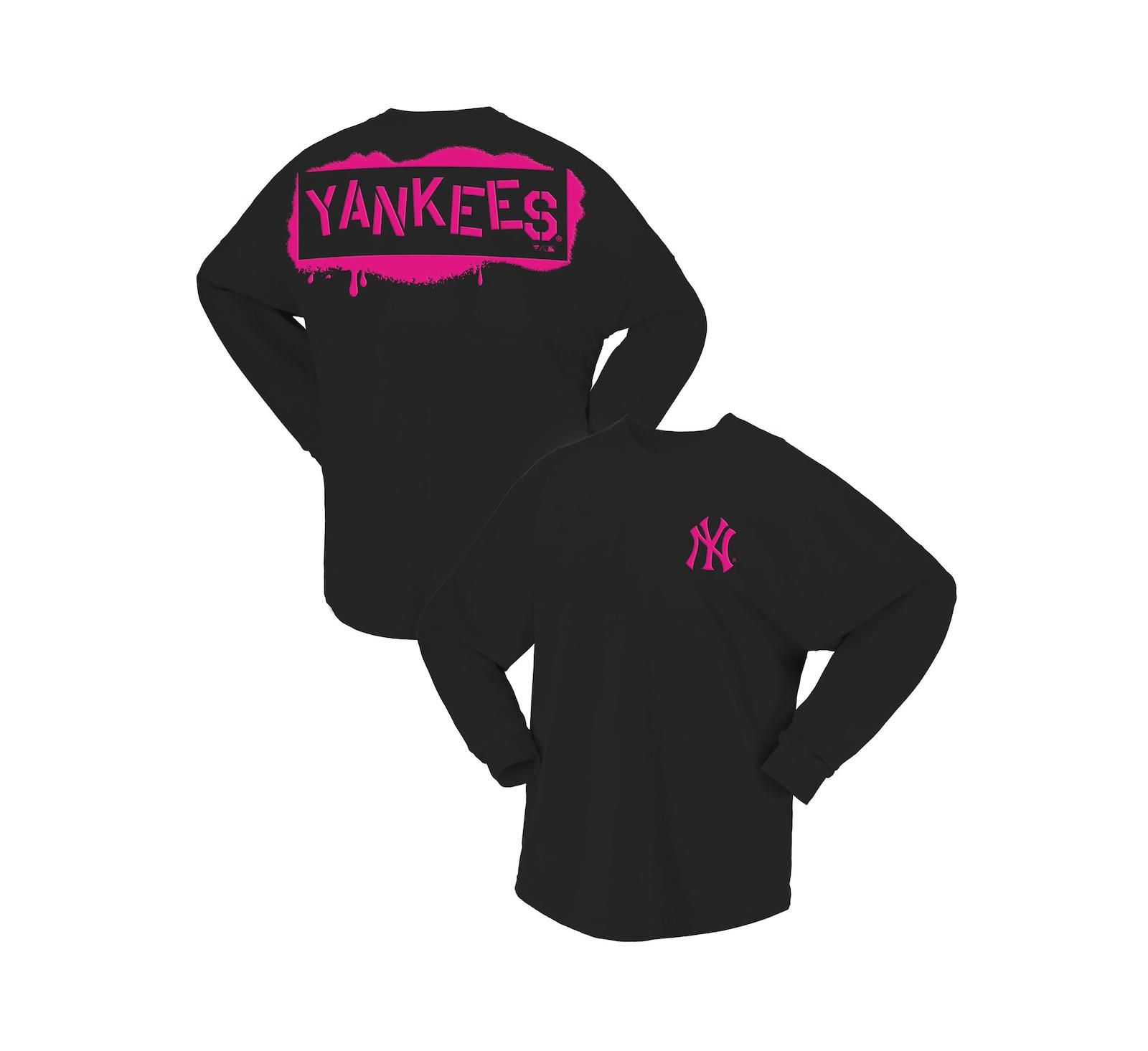 Женская футболка Fanatics New York Yankees Neon Jersey Long Sleeve
