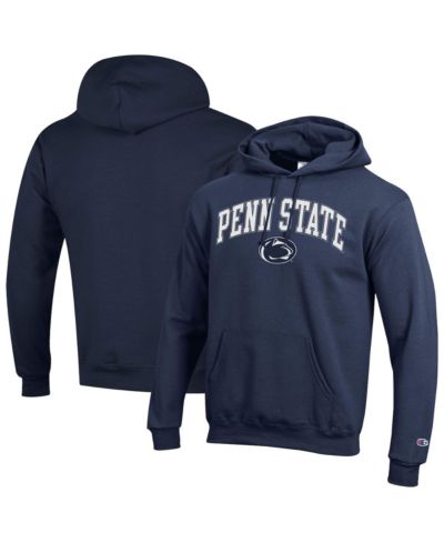 Мужское худи Champion Navy Penn State Nittany Lions Arched Logo Fleece Pullover Hoodie
