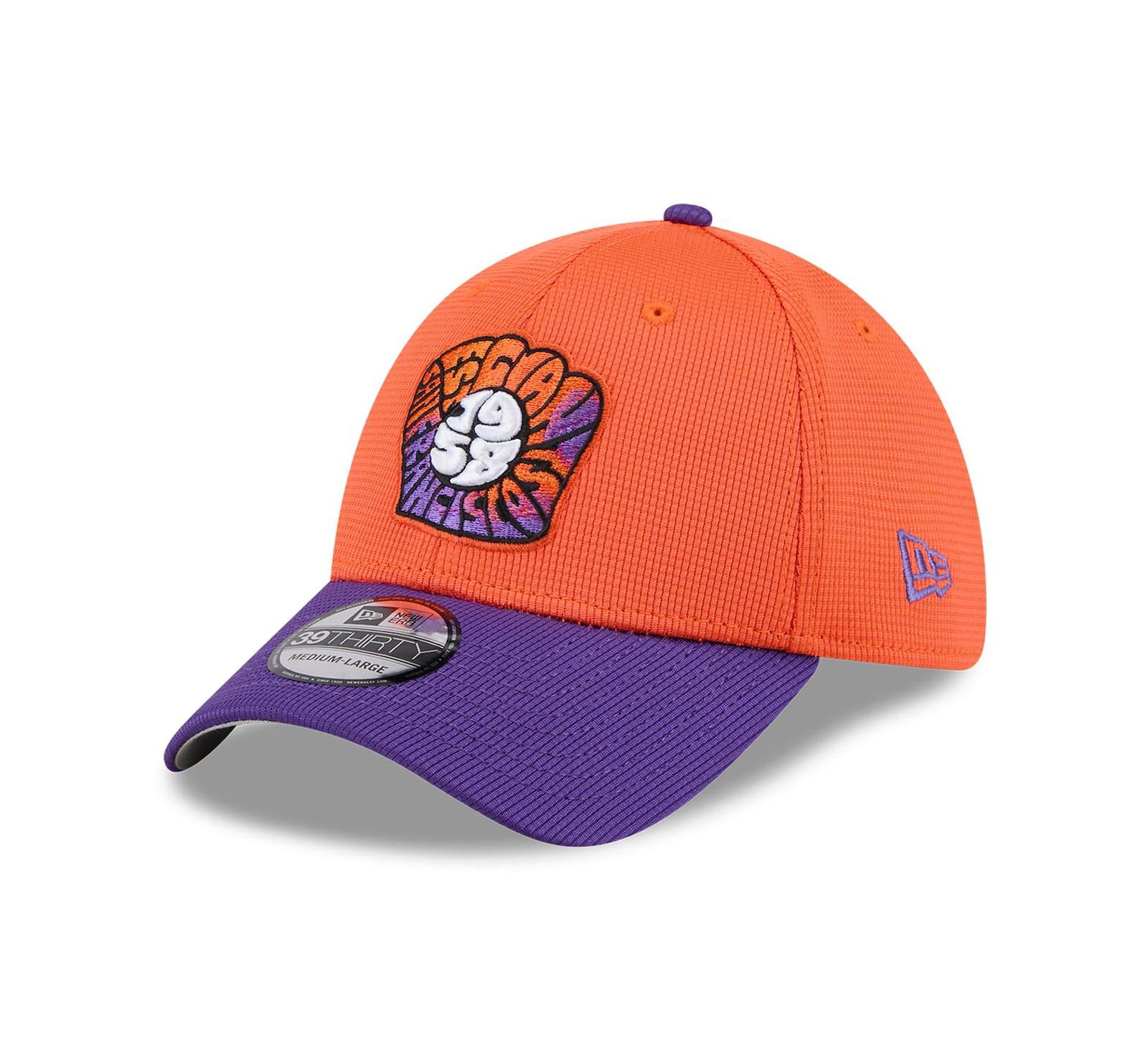 Мужская кепка New Era San Francisco Giants 2025 City Connect 39THIRTY Flex, оранжево-фиолетовая