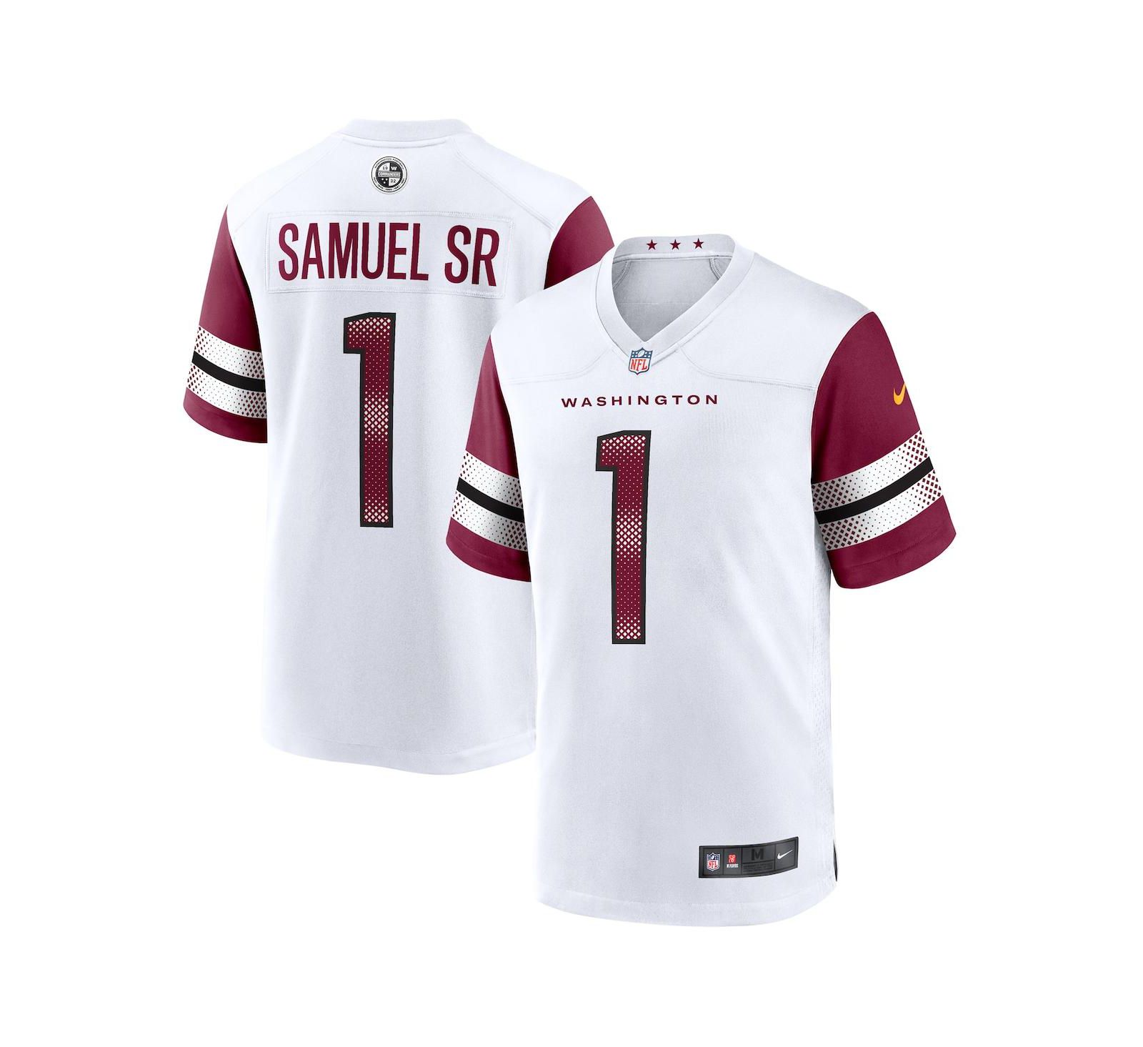 Nike Men's Deebo Samuel Sr White Washington Commanders Game Player Jersey