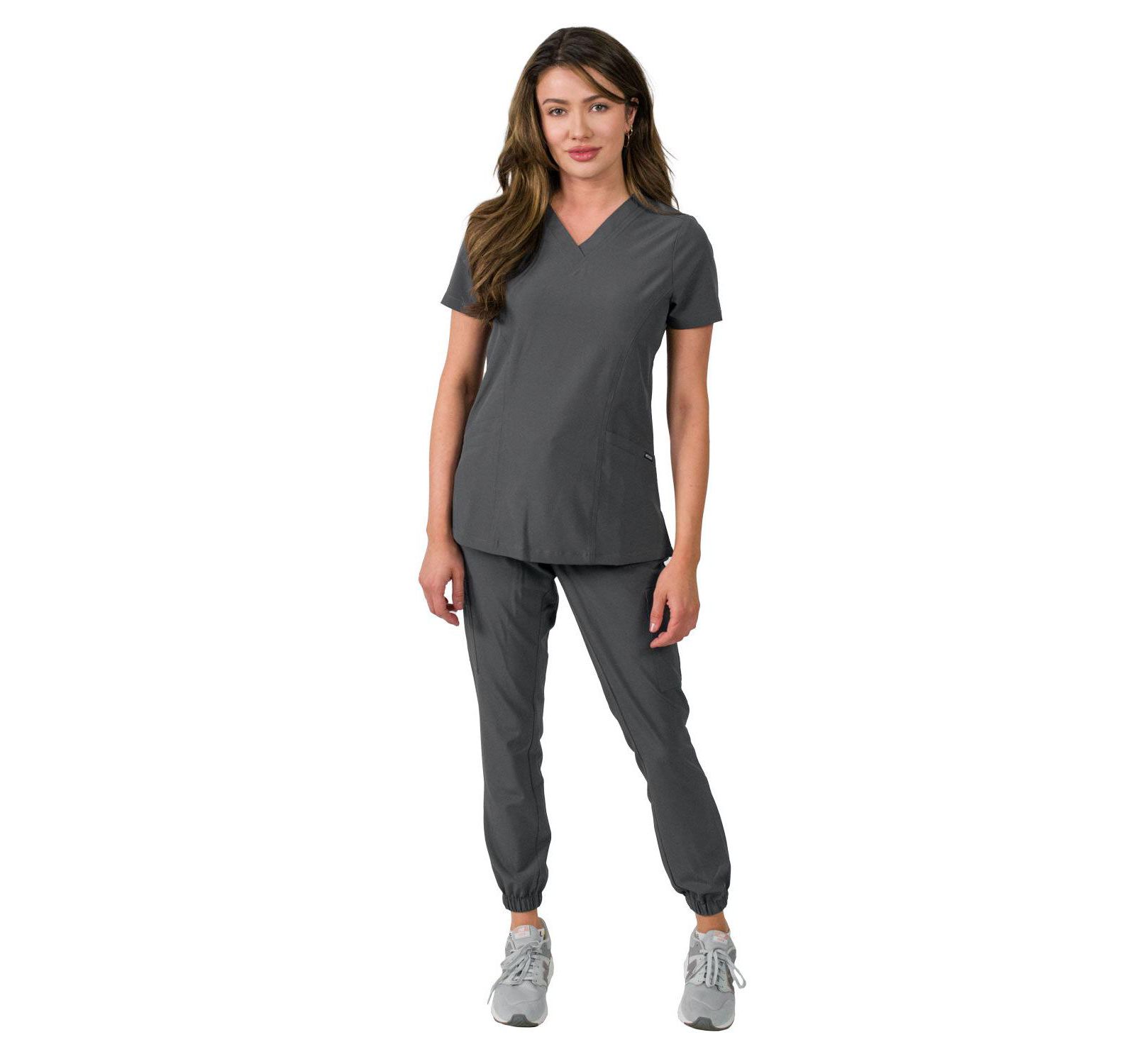Medgear Женский Olivia 4 Pocket Top Gathered Jogger Pants Set