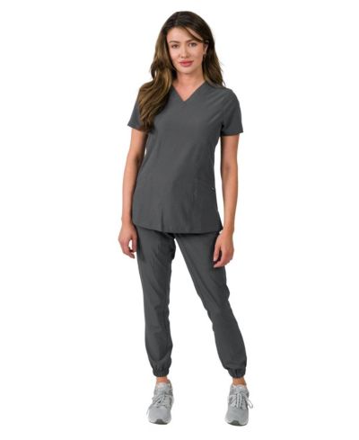 Medgear Женский Olivia 4 Pocket Top Gathered Jogger Pants Set
