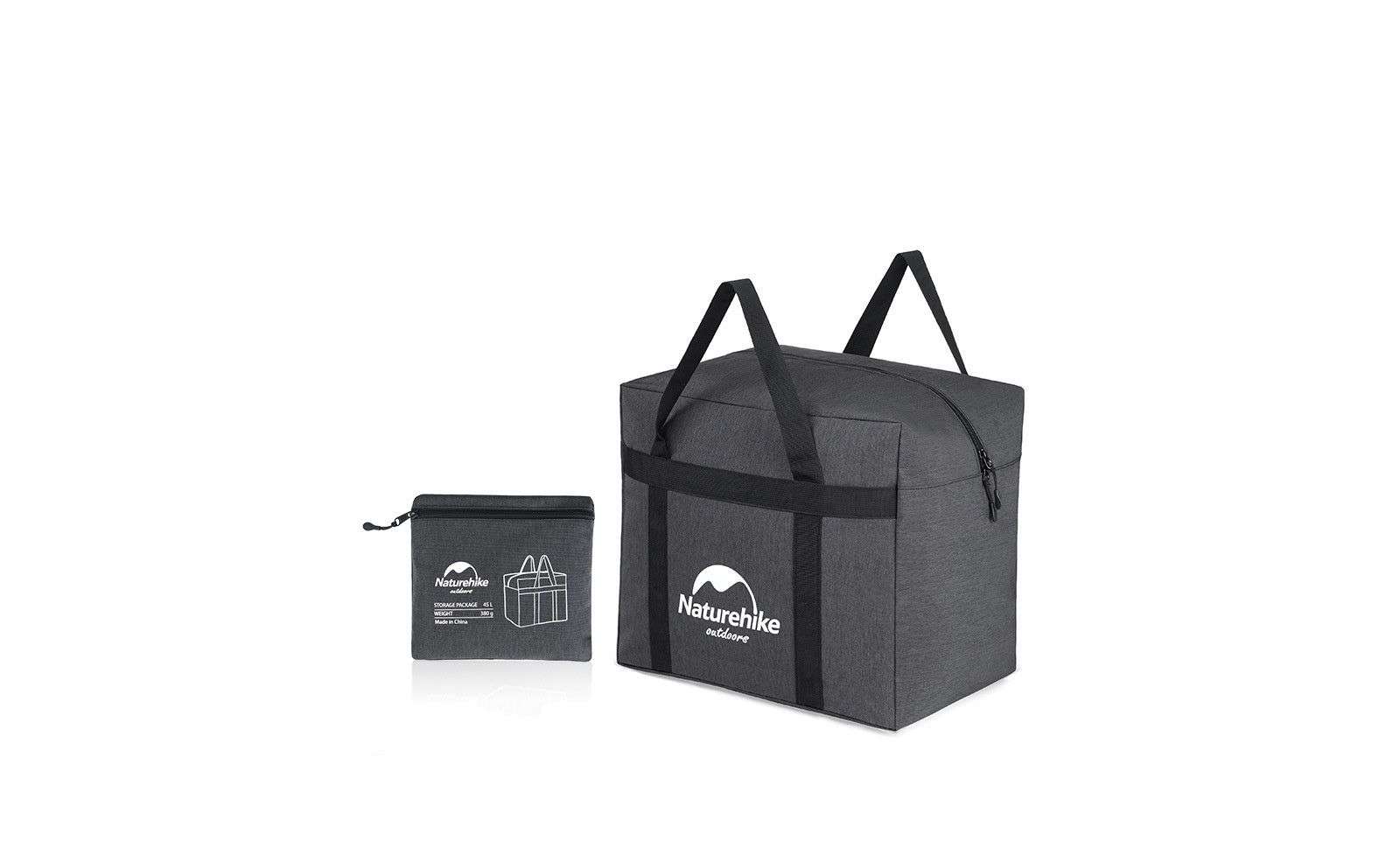 Naturehike 45L Large Duffel Bag, Tactical Duffle Bag with Waterproof Bottom, Multi-functional Organizer for Camping Travel Outdoor Sports Picnic