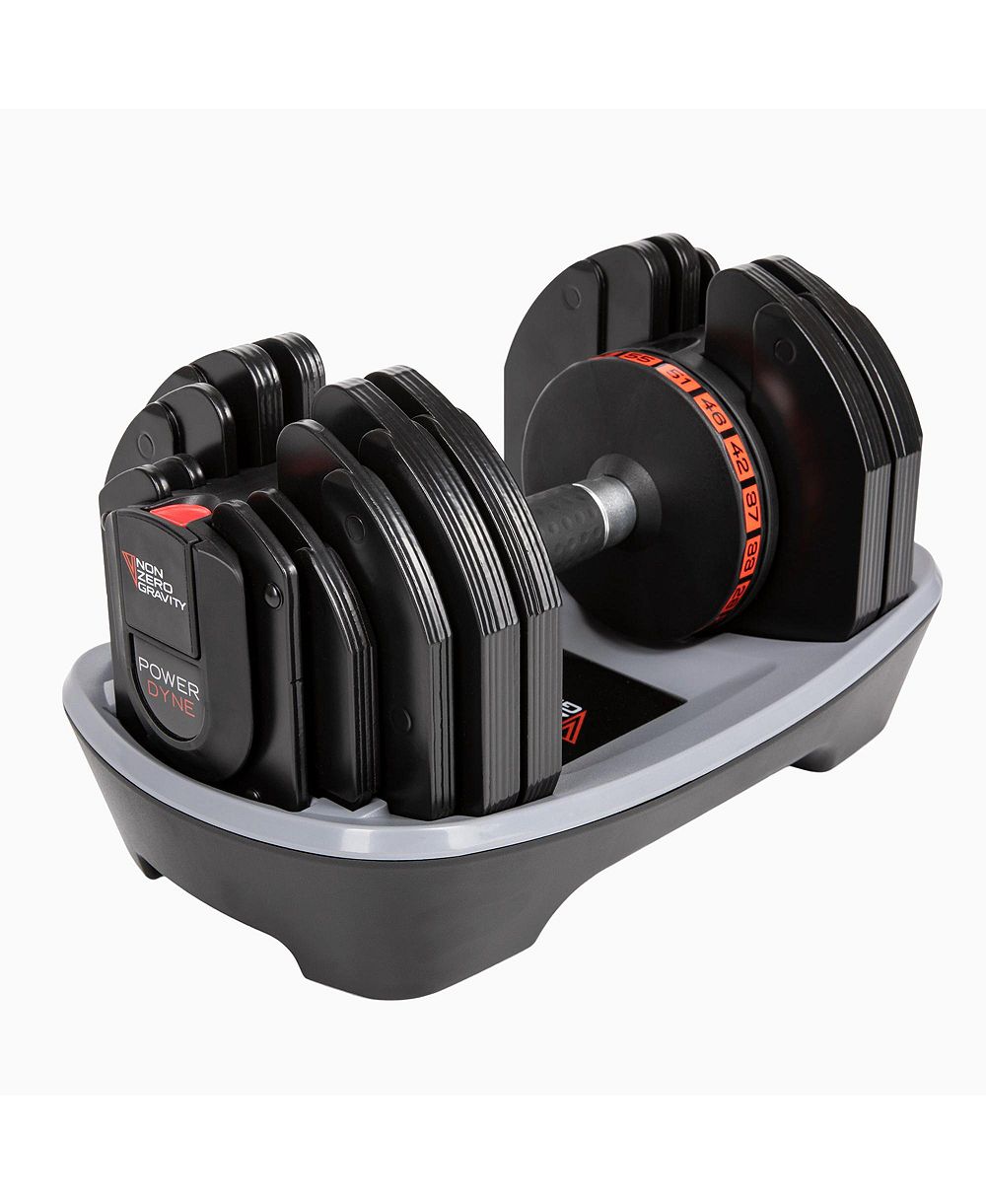 Nonzero Gravity PowerDyne Adjustable Dumbbell Weights (Coal 55lb (Single))