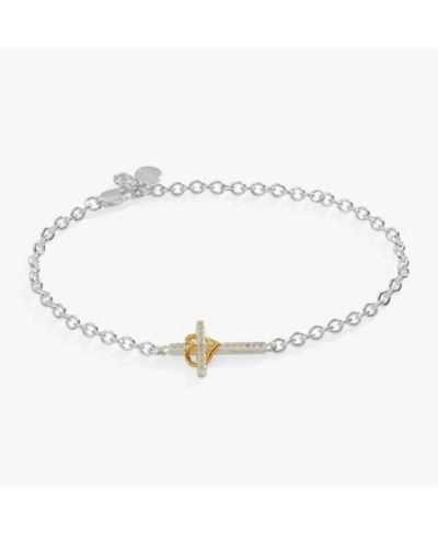 Cross And Heart Bracelet
