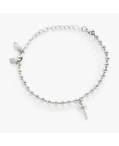 Cross Ball Chain Bracelet